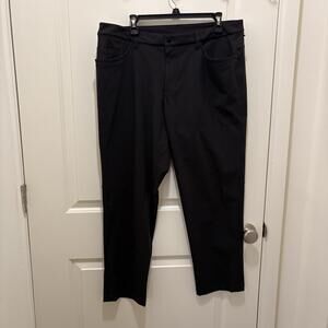 Lululemon ABC Pants Mens 36 Black Slim Fit Warpstreme Stretch Casual Preppy
